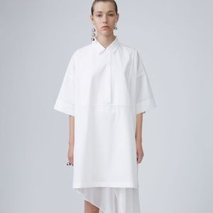 Acne Studios Sena Shirt Dress White 42 NWOT